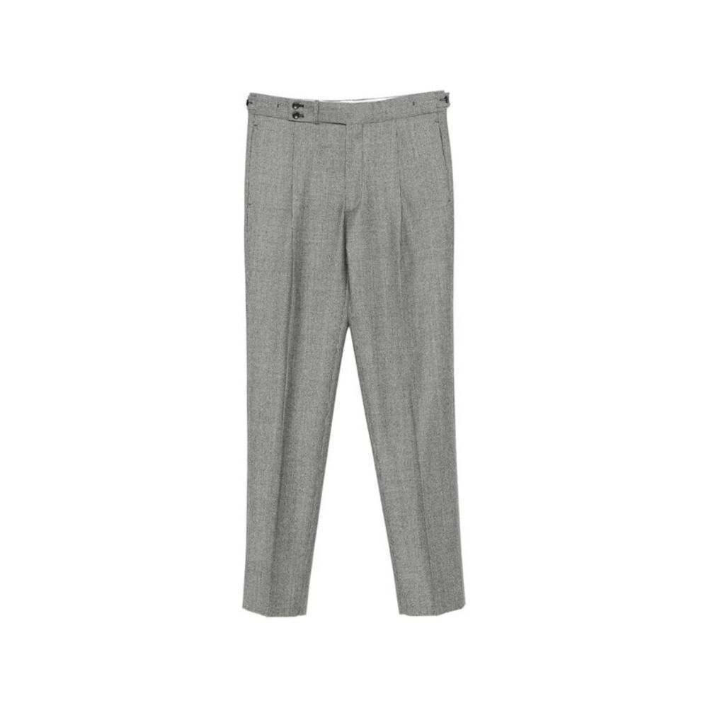 Tagliatore Black Trousers - Tailored Trousers Men
